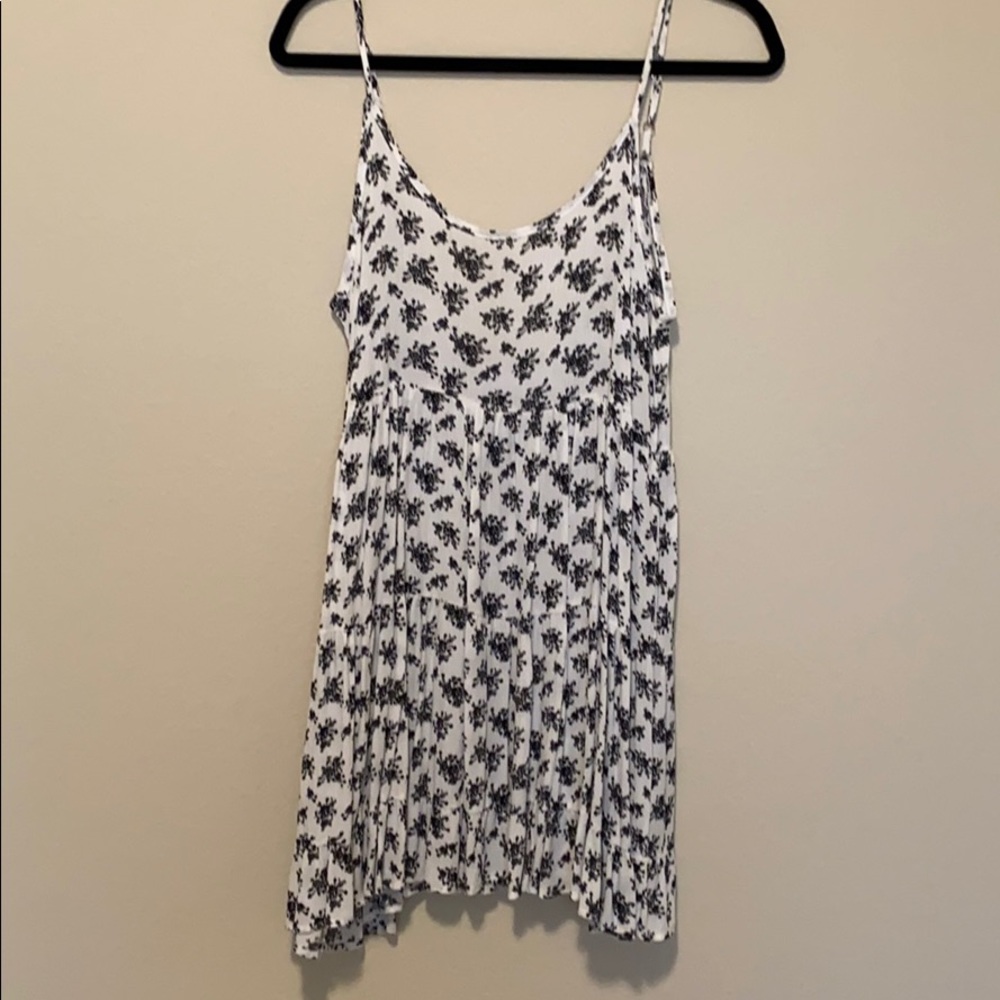 Black and White Floral Sundress